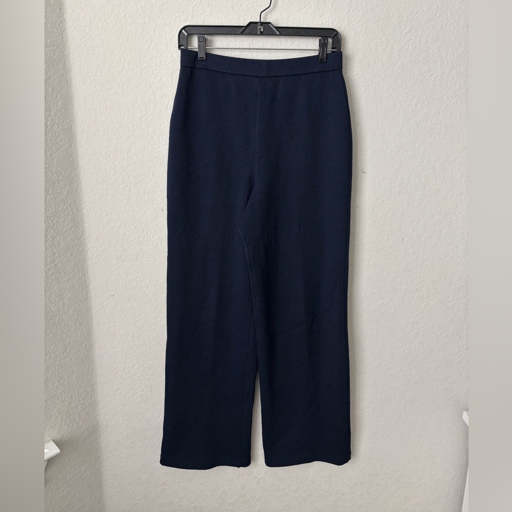 St. John Collection Navy Blue Knit Pants Size 6